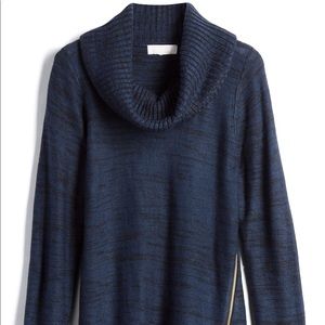 Emily Rose Blue Cowl Neck Sweater